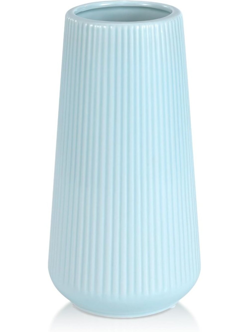 Gradient Blue Ceramic Cute Flower Vase For Pampas Grass Living Room Office Decor